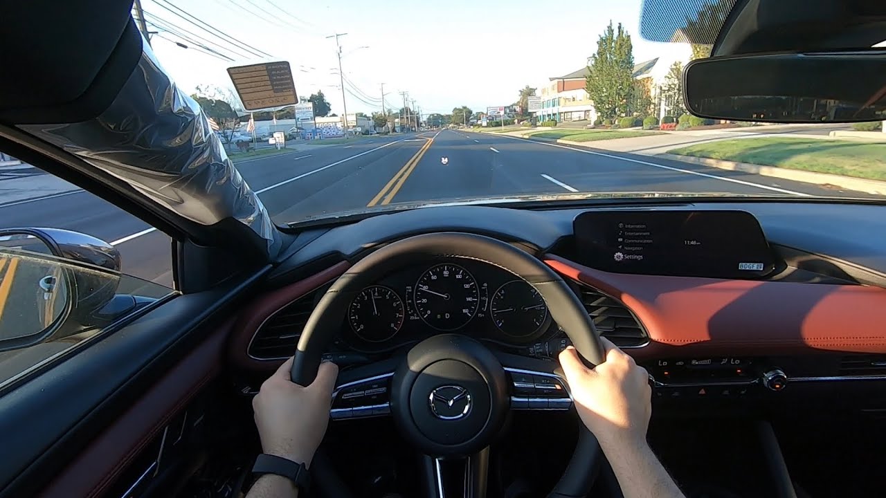 2020 Mazda 3 Hatchback POV test drive Impressions + Accelerations - Fun Car?