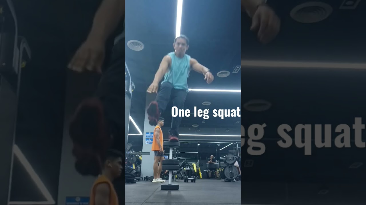 one leg squat. 