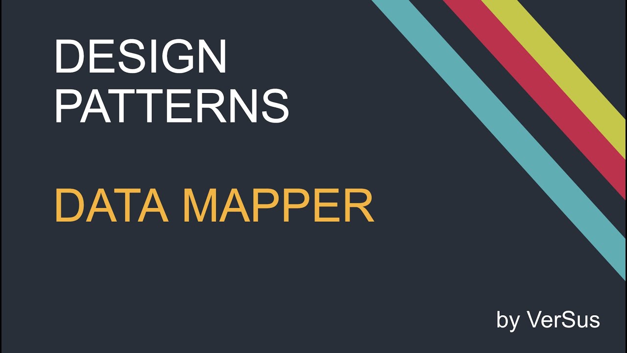 DESIGN PATTERNS - DATA MAPPER