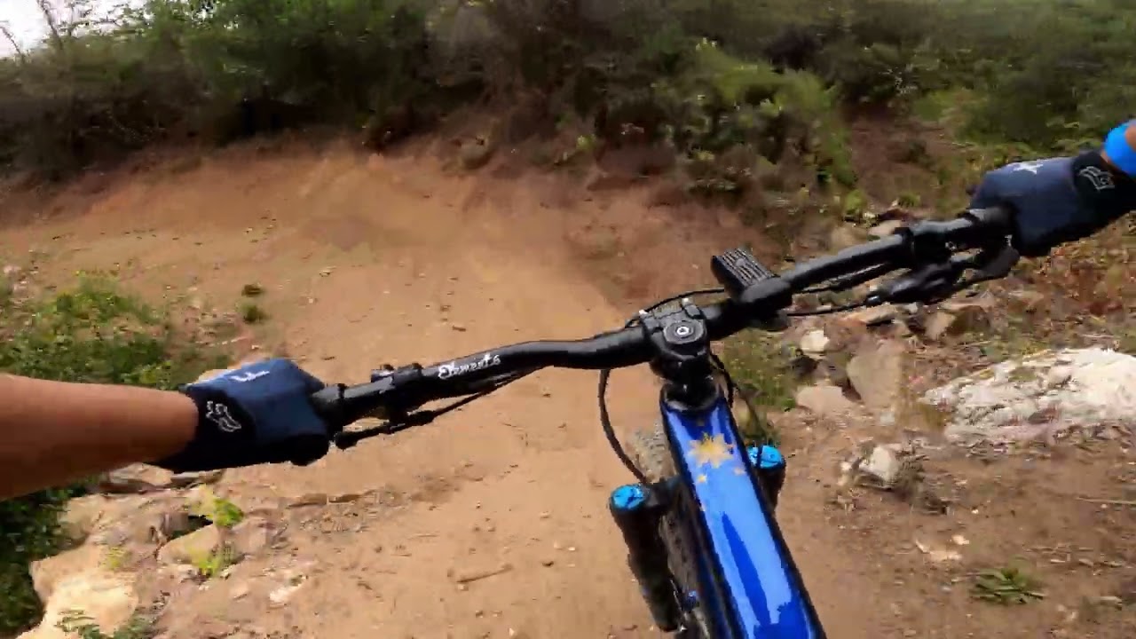 Luiseño Bike Park. Full Trail Chill ride on Coyote Chase and Rabbits Leap Blue Intermediate Trails