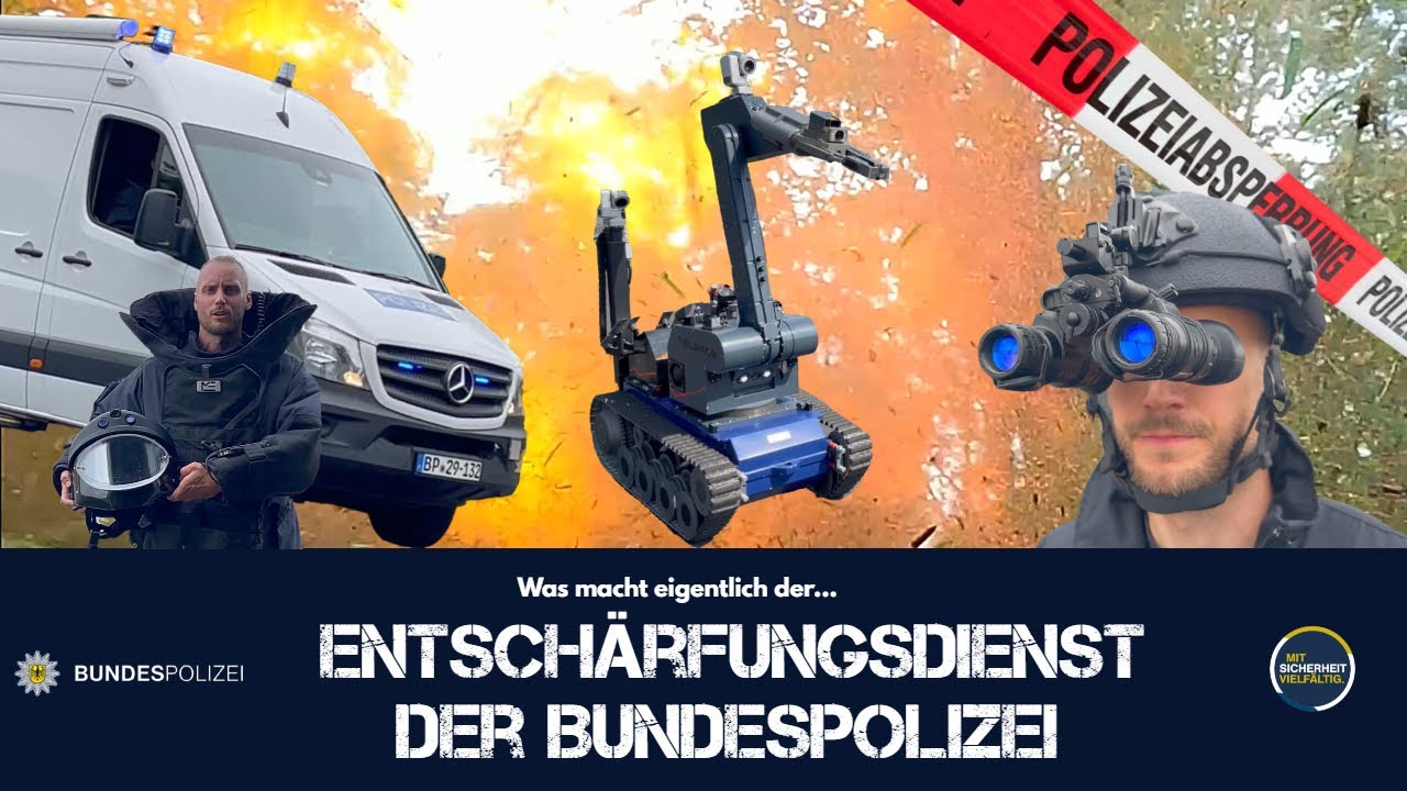 Der Entschärfungsdienst der Bundespolizei