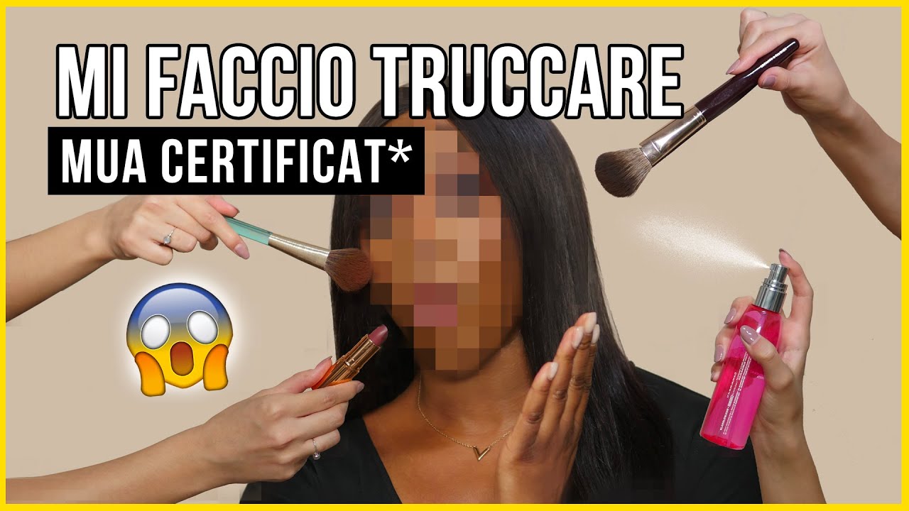 PER LA PRIMA VOLTA Mi faccio truccare sul mio canale 👀 | Makeup Dettagliato Per Pelle Scura PRO MUA