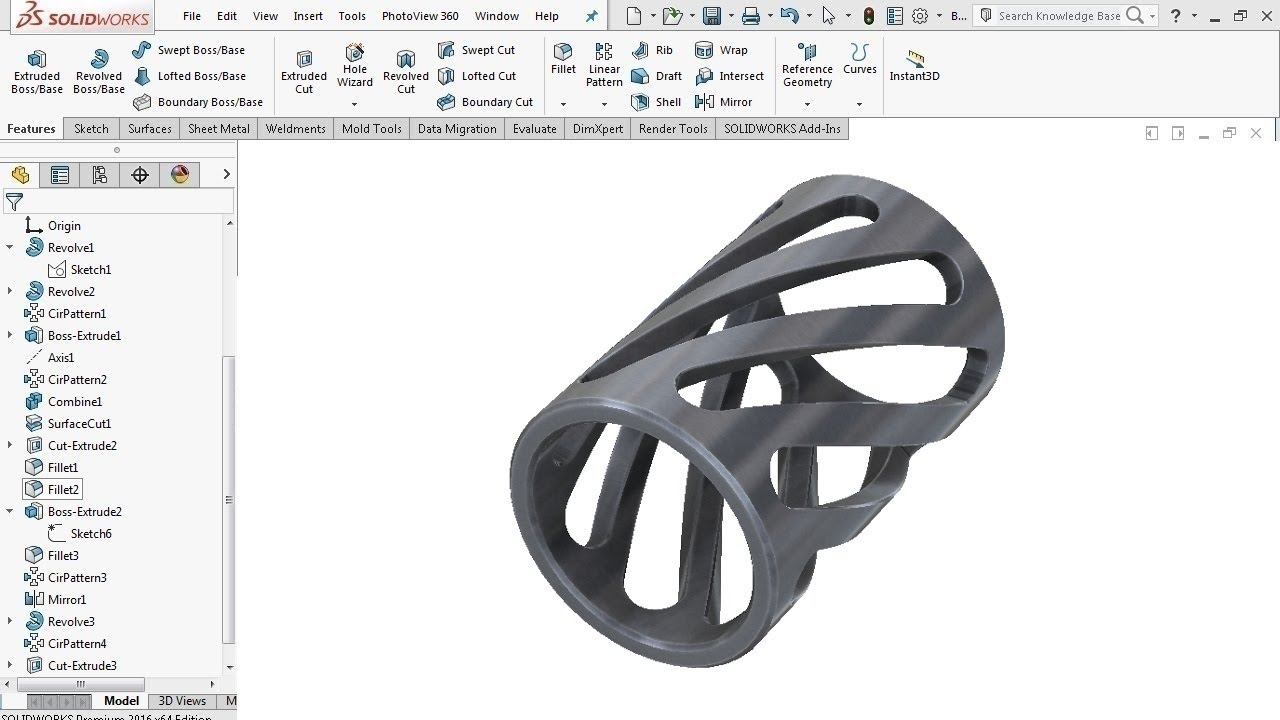 Sweep - SolidWorks