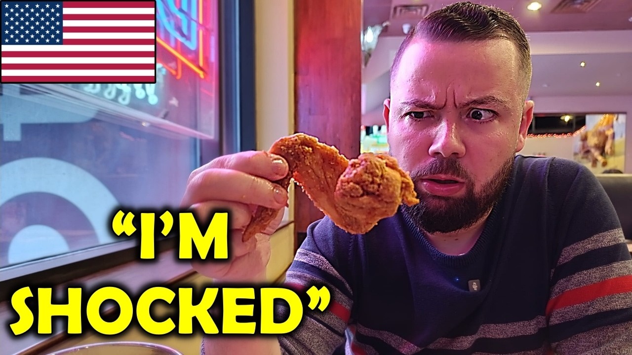 European Tries American Fried Chicken for the First Time!