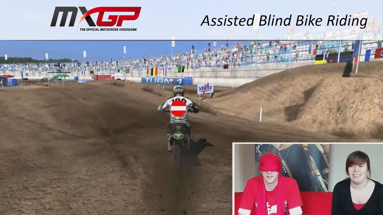 MXGP Assisted Blind Bike Riding