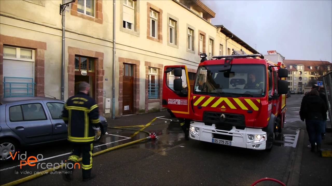 Feu d'appartement à Neuf-Brisach