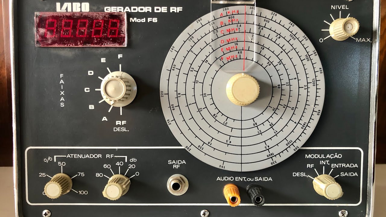 DECISÃO DIFÍCIL - GERADOR RF LABO F-6