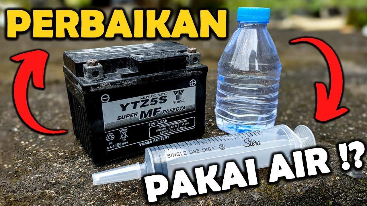 AKI KERING HIDUP LAGI, MEMPERBAIKI AKI PAKAI AIR 💧