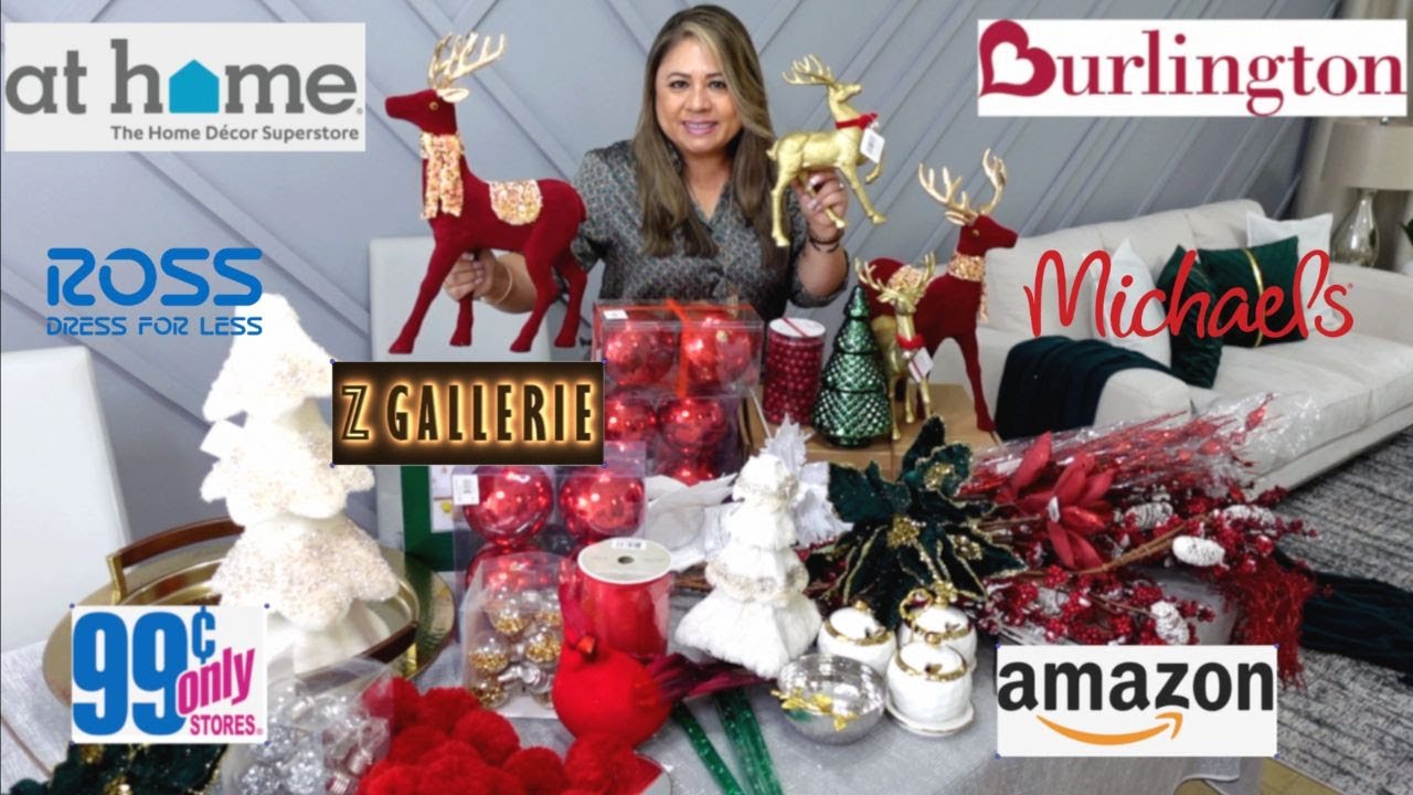 SUPER COMPRAS DE NAVIDAD 2022 🎄 DECORACIONES NAVIDEÑAS PINOS - RENOS - GUIRNALDAS - FLORES