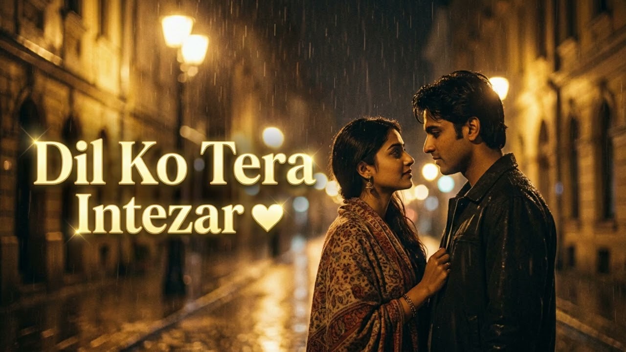 Dil Ko Tera Intezar | 90s Filmy Love Song Feel | Nepali × Bollywood Romance