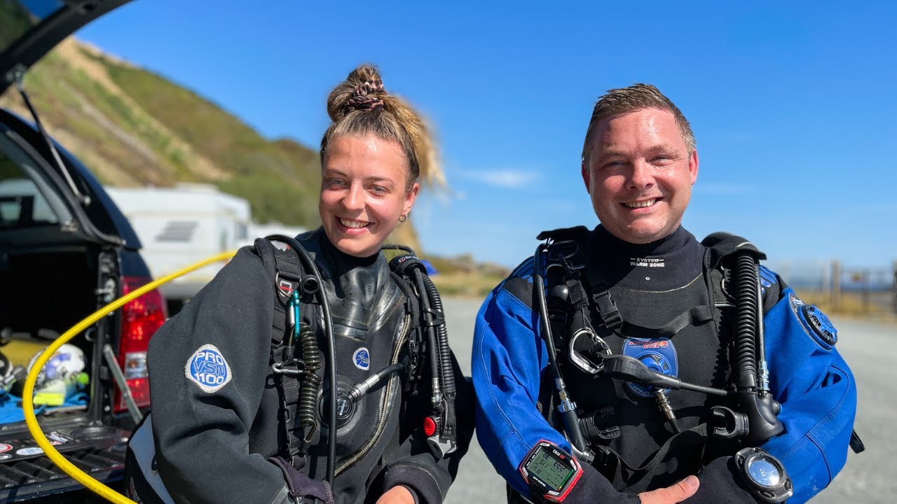 CINEMATIC Scuba Diving & Snorkelling ADVENTURES at PORTHKERRIS, Cornwall, England