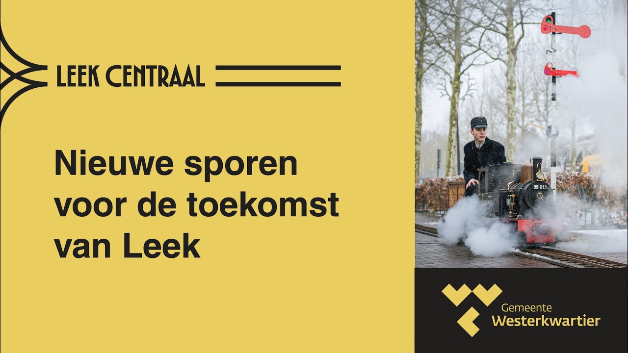 Leek Centraal: met de miniatuurtrein naar het centrum van Leek