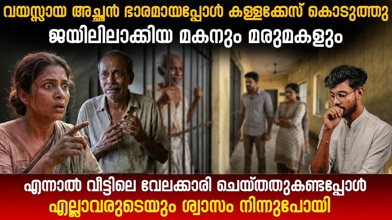 വയസ്സായ അച്ഛൻ ഭാരമായപ്പോൾ കള്ളക്കേസ് കൊടുത്തു ജയിലിലാക്കിയ മകനും മരുമകളും പിന്നീട് സംഭവിച്ചത്