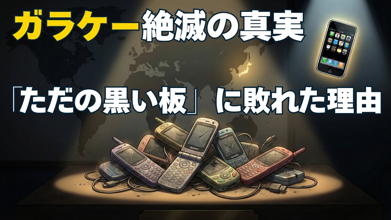 狂気の22機種：ガラケーがiPhoneに敗北した「足し算の罠」と崩壊の軌跡