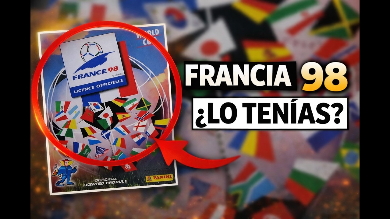 MY PANINI ALBUM WORLD CUP FRANCIA 1998