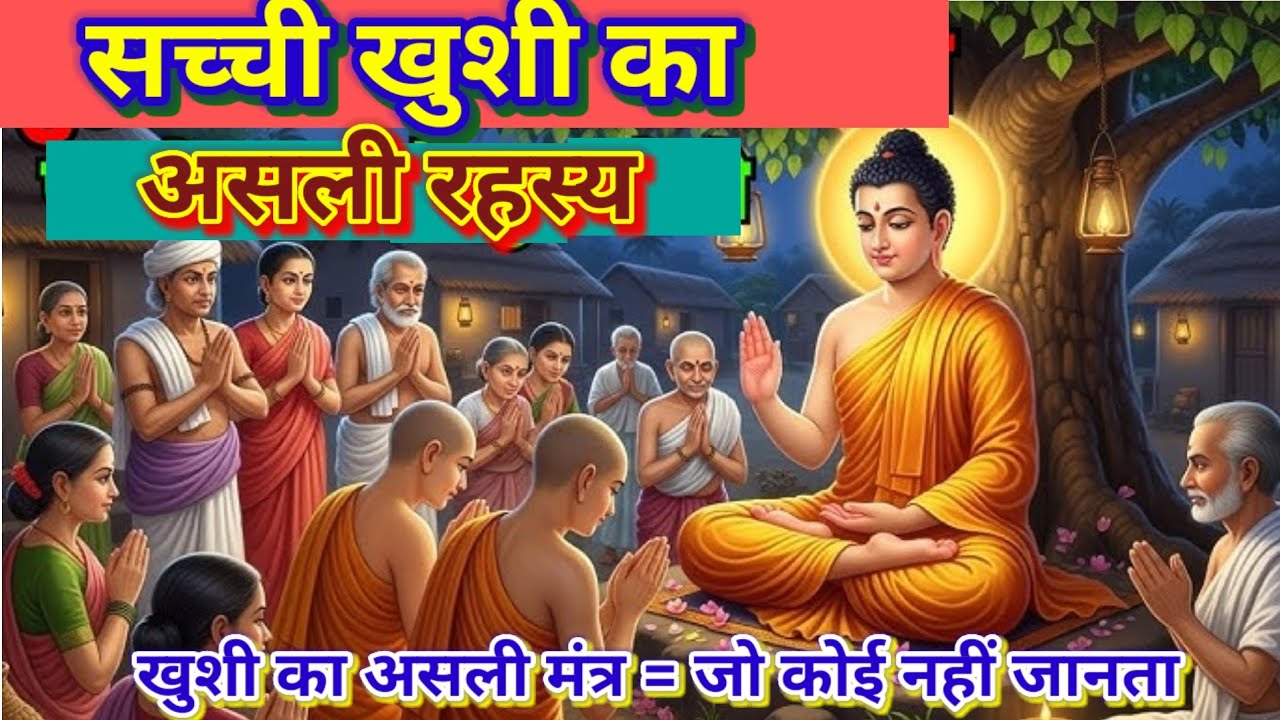 सच्ची खुशी का असली रहस्य।सच्ची खुशी का एक ऐसा राज़,जो आपकी ज़िंदगी बदल देगा!महात्मा बुद्ध,गौतम।