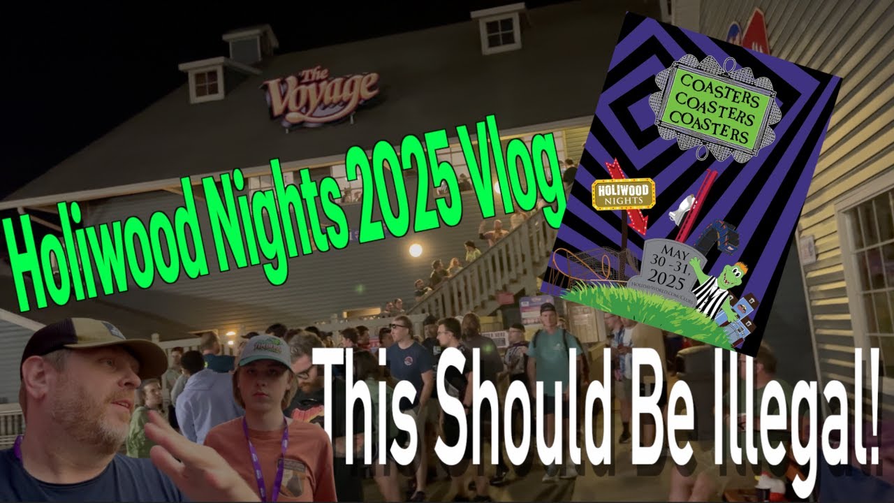 Most INSANE Coaster Event Of the Year! Holiwood Nights @ Holiday World