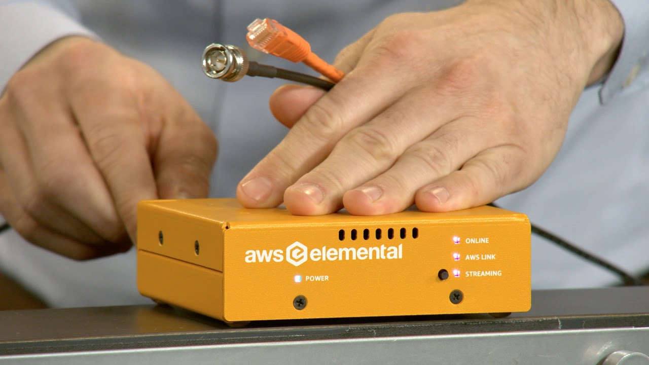 AWS Elemental Link Demonstration by Matt Vegas, Sr. Product Manager, AWS