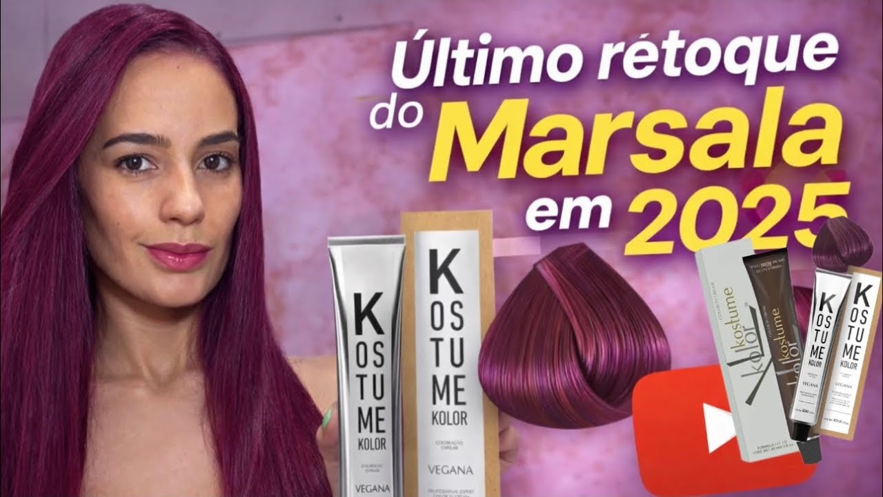 ÚLTIMO RETOQUE DO MARSALA EM 2025/ Como faço o meu retoque de raiz e comprimento atualmente 