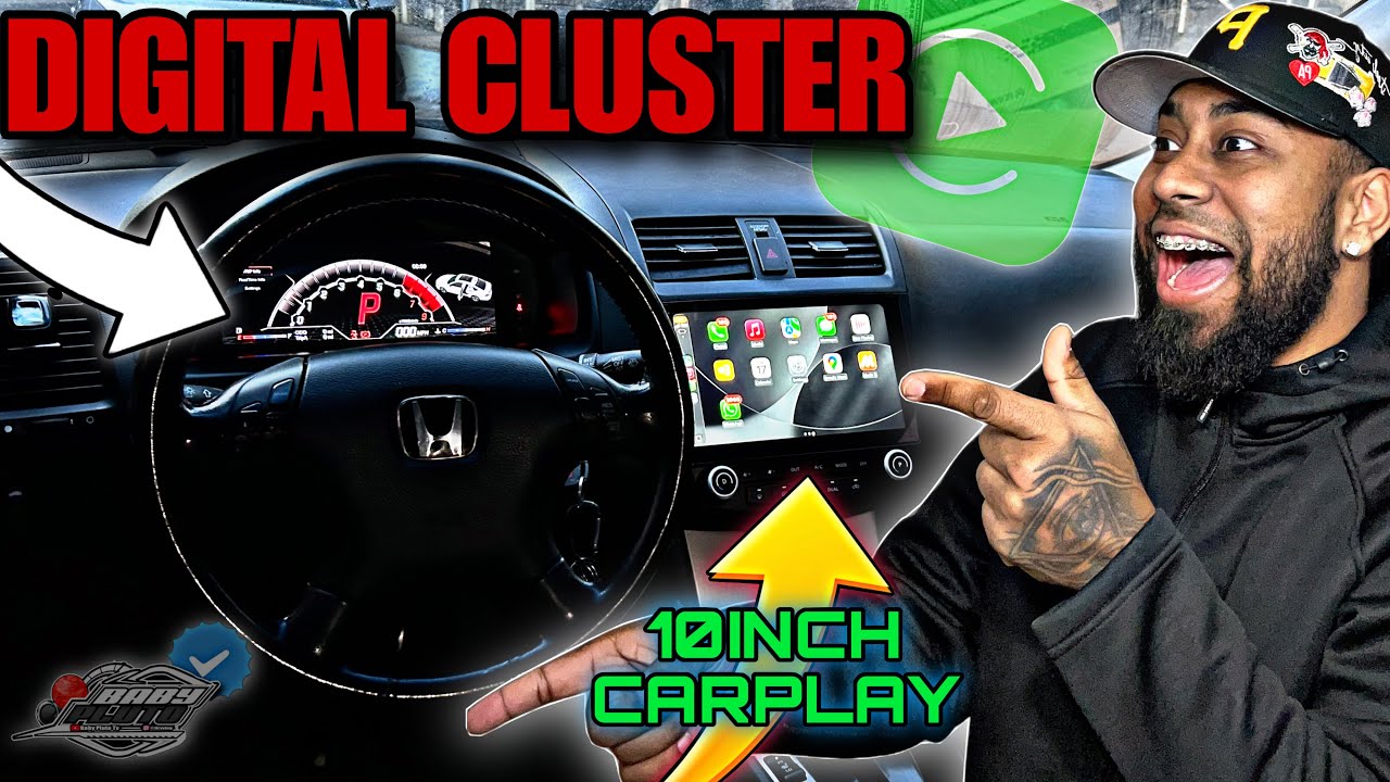 DIGITAL CLUSTER Y UN RADIO CARPLAY DE 10 PULGADAS AL PROYECTO ACCORD🔥