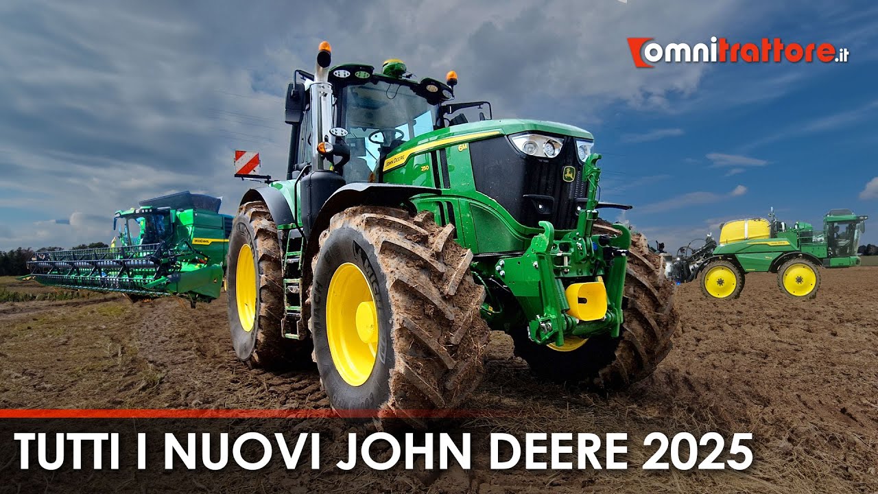 John Deere: nuovi trattori - mietitrebbie - sprayer per il 2025 🚜🚜🚜