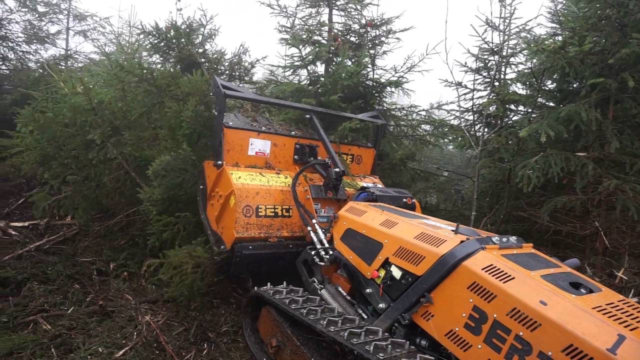 BERTI E Trail mit Forstmulcher  2