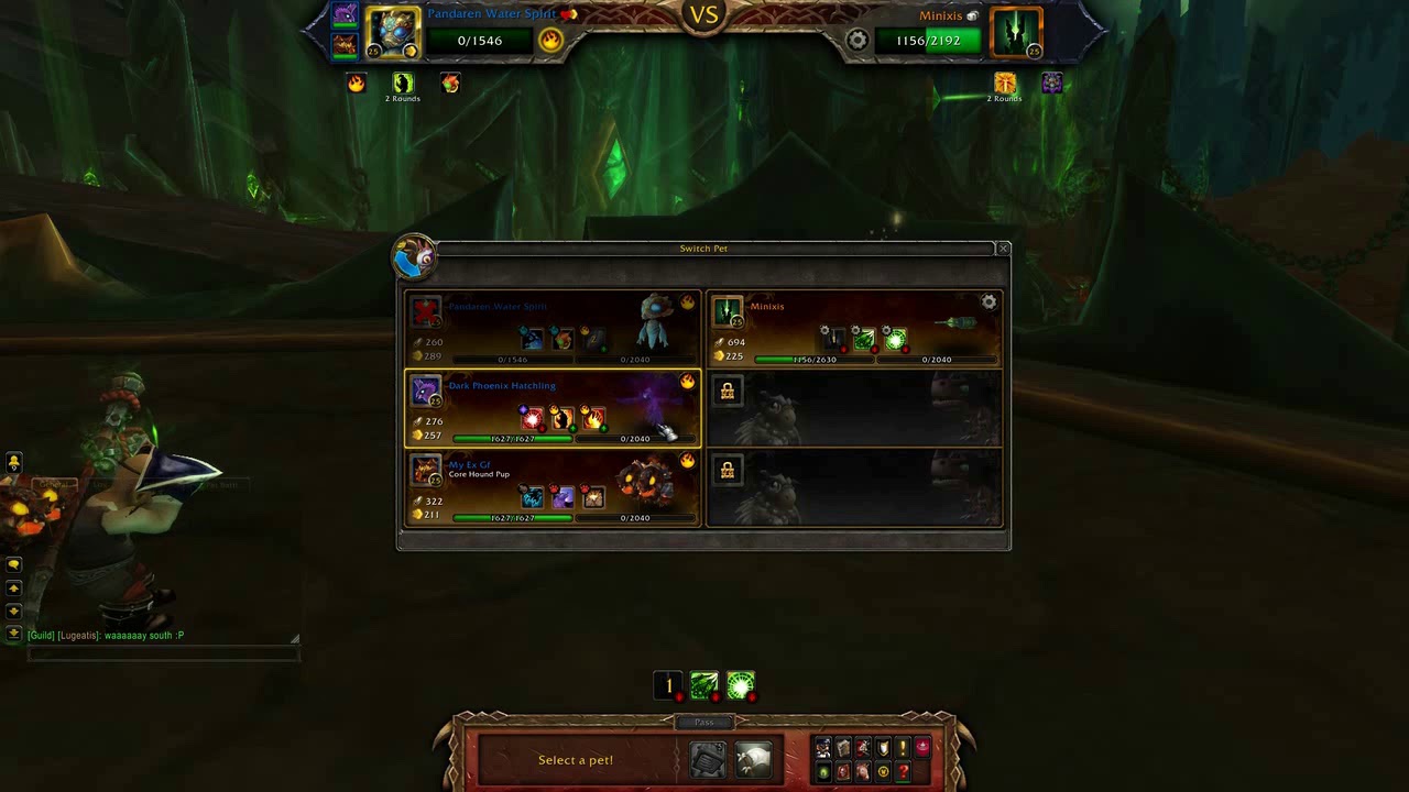 How to beat Minixis with Elemental pets - world of warcraft