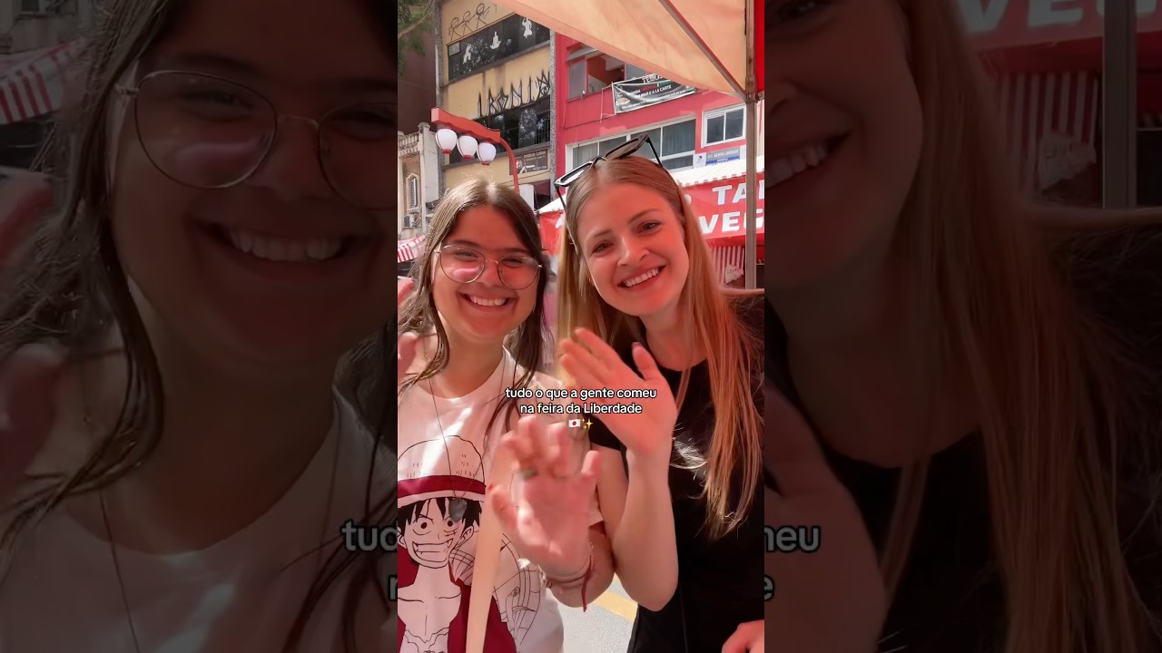 tudo o que a gente comeu na Feira da Liberdade em S&atilde;o Paulo 🇯🇵✨