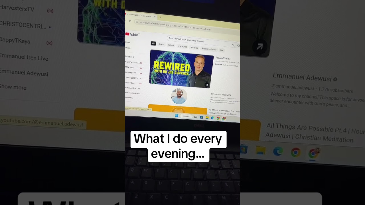 my routine every evening includes the Hour of Meditation. HoM has changed my life. 