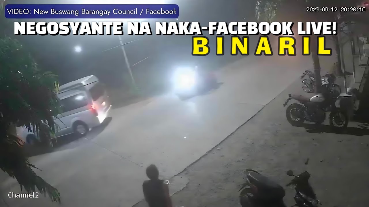 NEGOSYANTE binaril habang naka Facebook live!