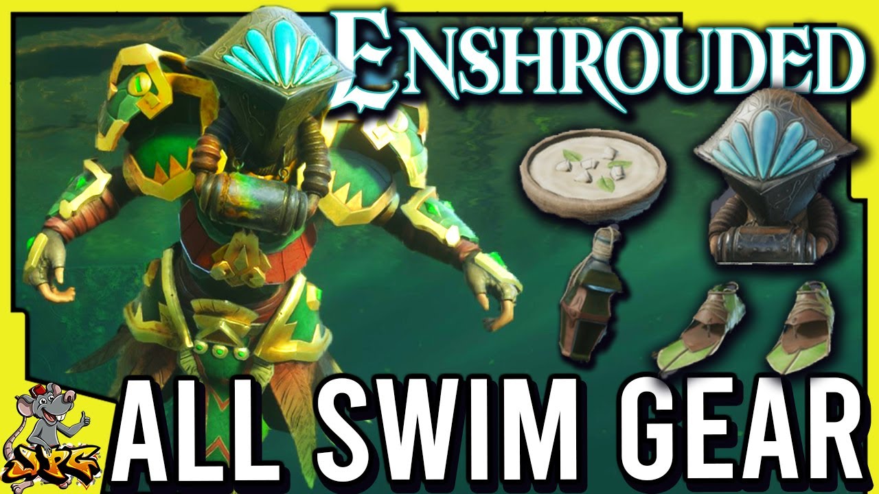 ENSHROUDED: Как получить водолазный шлем! Ласты! Лучшая кислородная еда и многое другое в рамках ...