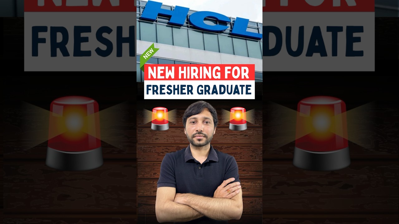 🚨 HCLTech Hiring Freshers in 2025 | Apply Now for 4&ndash;6.5 LPA 💼 #HCLTechJobs
