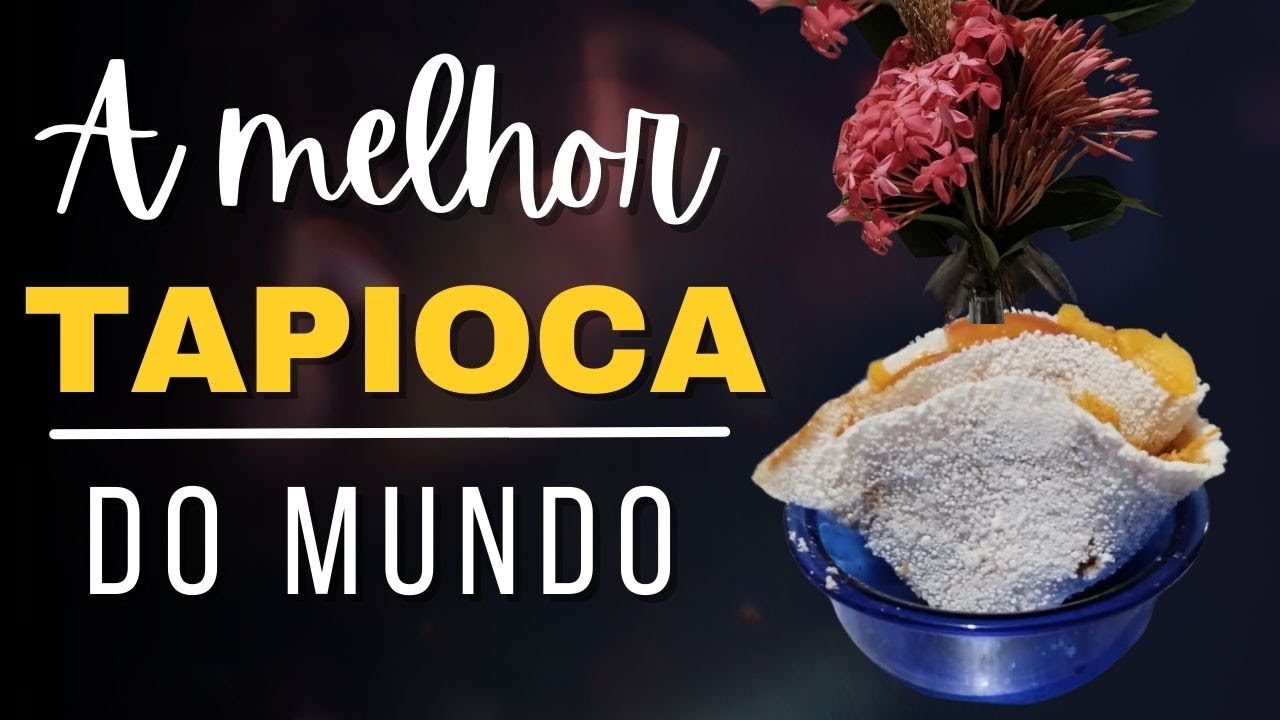 TAPIOCA RECHEADA -  FORMATO DE CONE #tapioca #queijo #frango