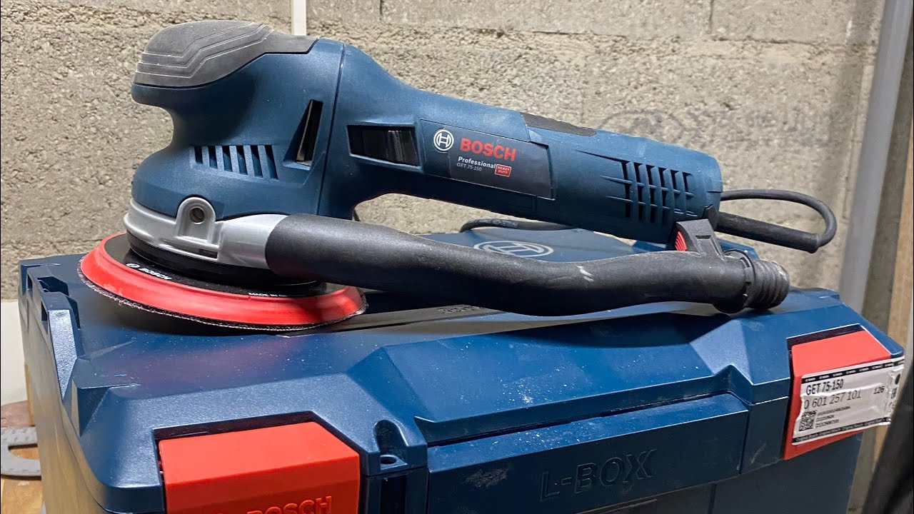 Test Ponceuse excentrique Bosch Get 75-150 Professional