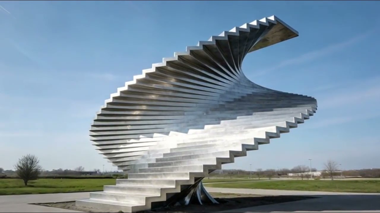 metal big giant large sculpture 