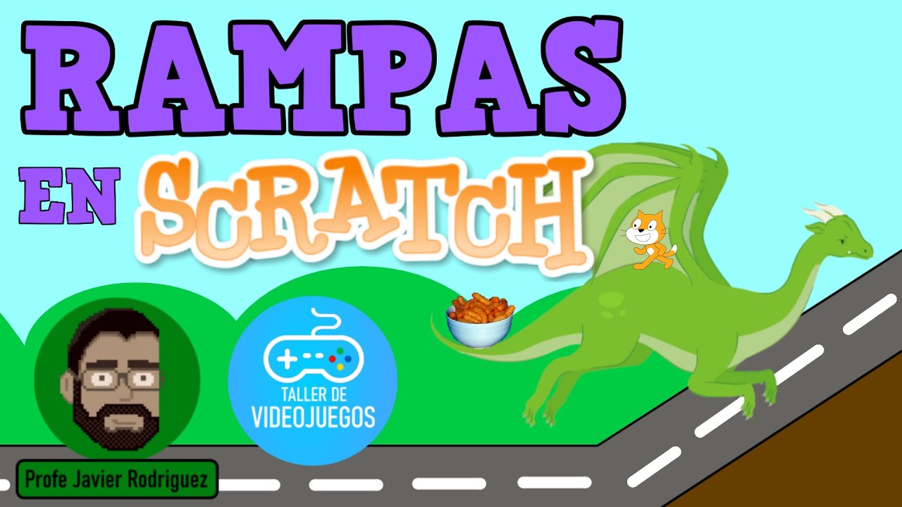 Cómo hacer un juego de Plataformas en Scratch - Rampas y Curvas