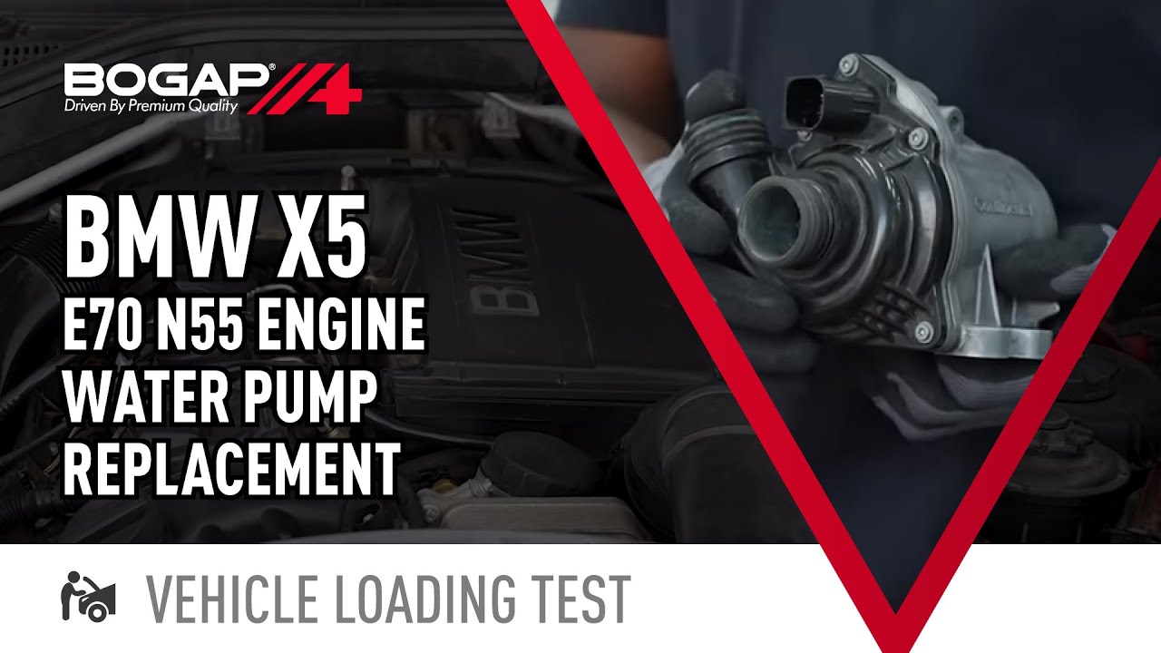 BMW X5 E70 N55 Engine Water Pump Replacement