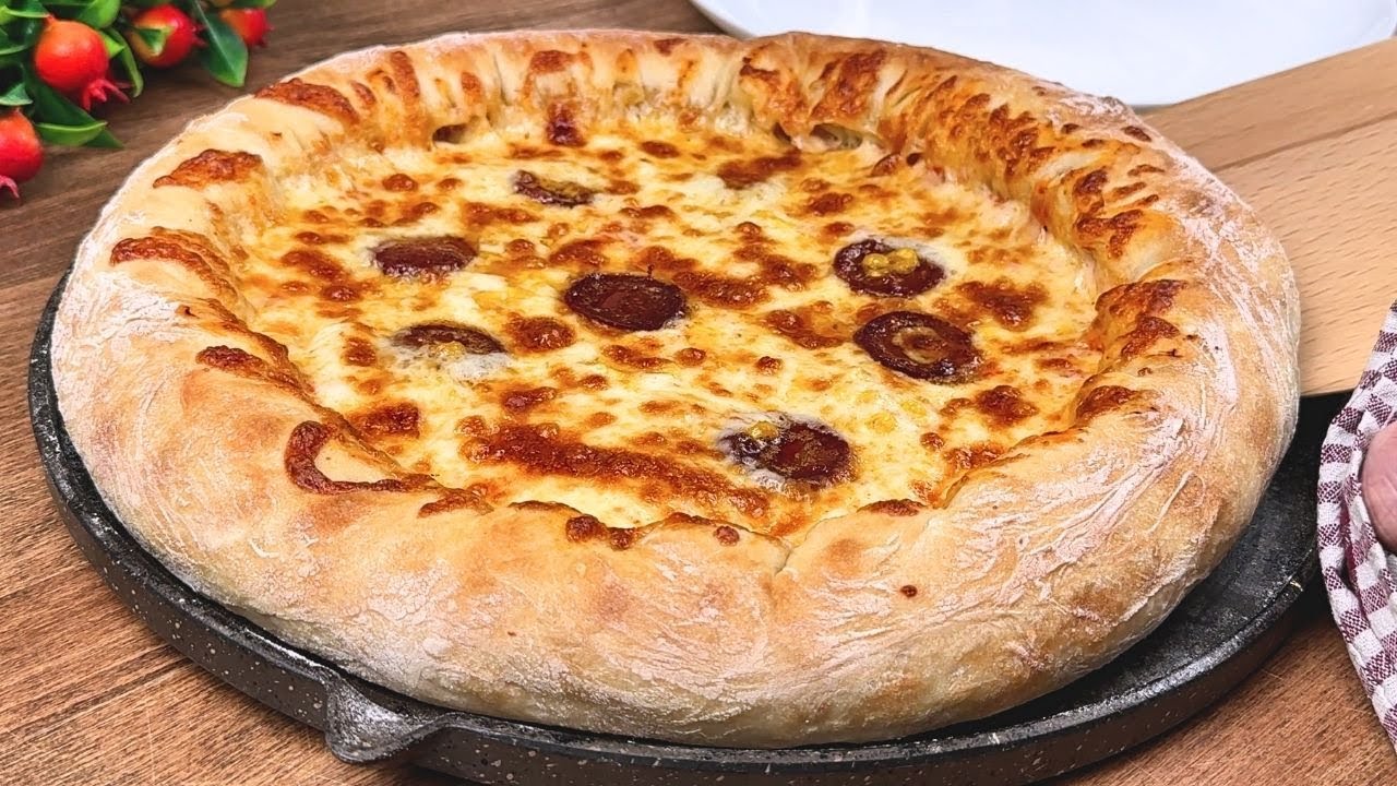 Приготовьте пиццу дома, как это делают мастера пиццы🍕 Удивительный секрет настоящего теста для пиццы