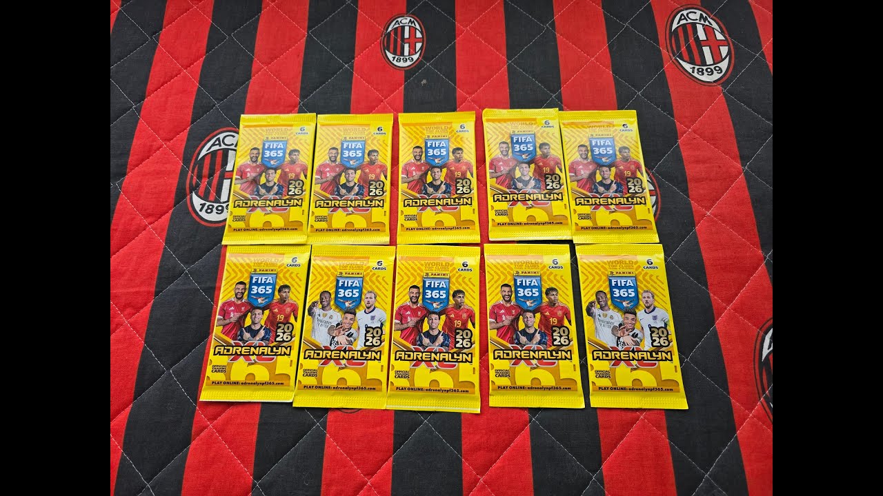 PANINI FIFA 365 2026 - OTWIERAM 10 SASZETEK I SZUKAM AUTOGRAFU ORAZ NUMEROWANYCH FANSÓW !!!