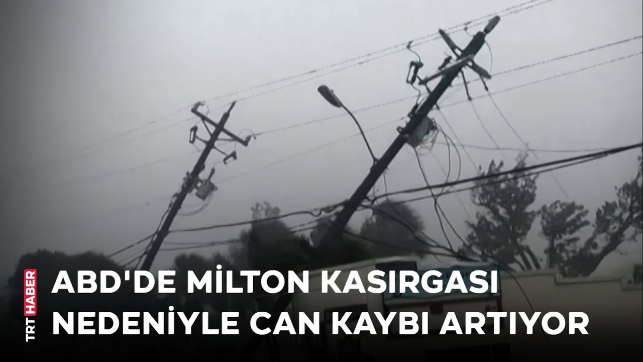 ABD'nin Florida eyaletinde karaya çıkan Milton Kasırgası'nda can kaybı 10'a yükseldi