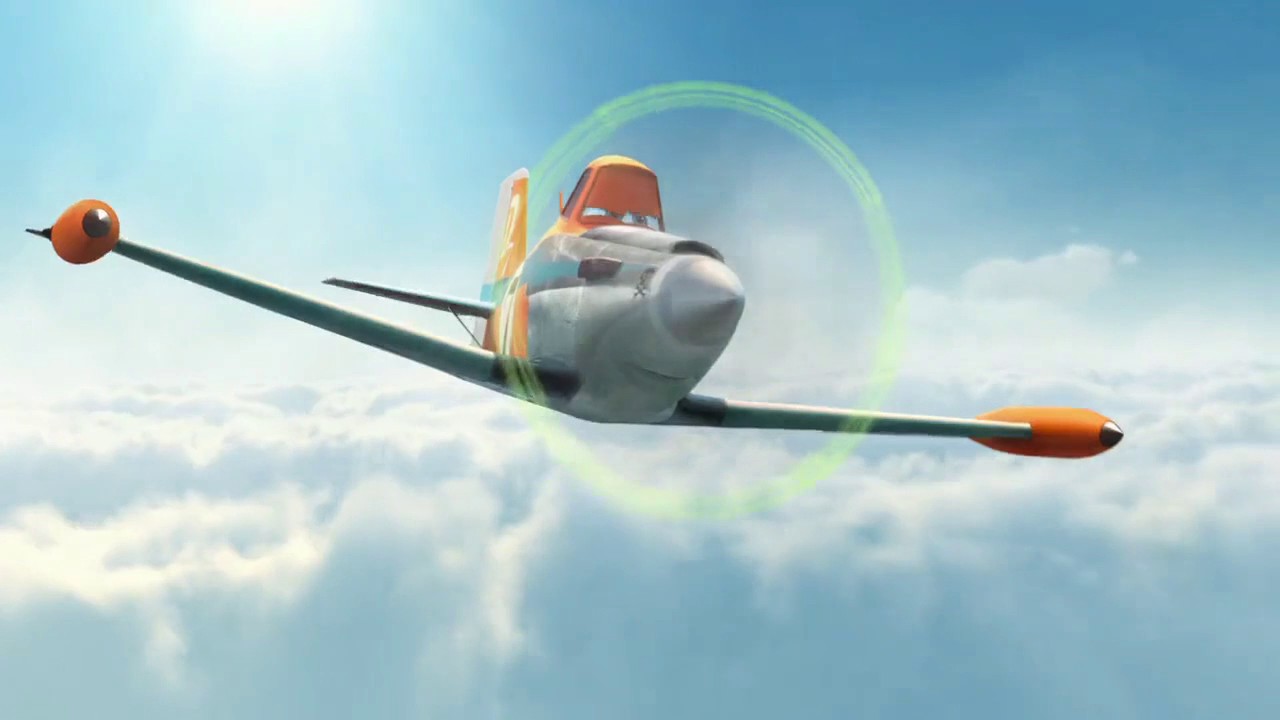 Dusty's Last Second Win - Planes Movie Clip - HD