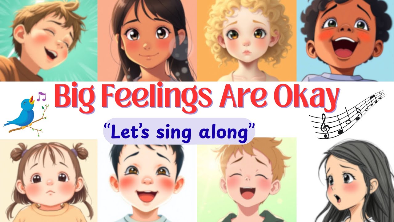 Big Feelings Are Okay - A Fun Kids Song about Emotions! #Inspirationalsongs for kids