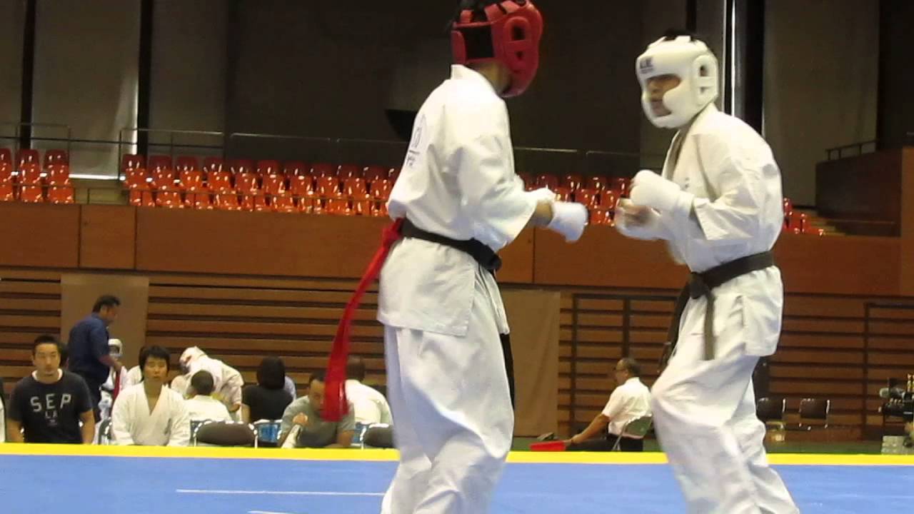 極真会館　愛媛県大会　壮年（４０歳以上）の部　１回戦