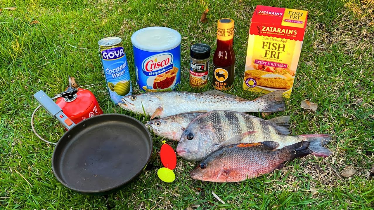 SALTWATER SLAM!! SHEEPSHEAD, TROUT, MANGROVE SNAPPER CATCH N' COOK!