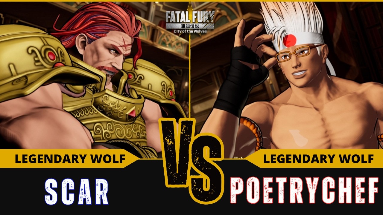 FF:CotW 🐺 SCAR (Wolfgang Krauser) vs POETRYCHEF (Joe Higashi)⭐Replay Match - FATAL FURY: CotW - 6/26