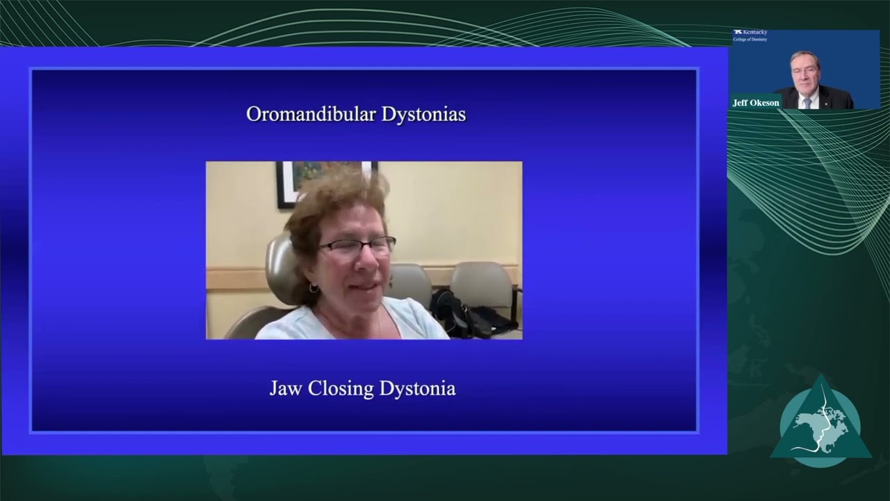 Dr  Jeffrey Okeson Orofacial Pain The Newest Dental Specialty  Past, Present and Future Part 3
