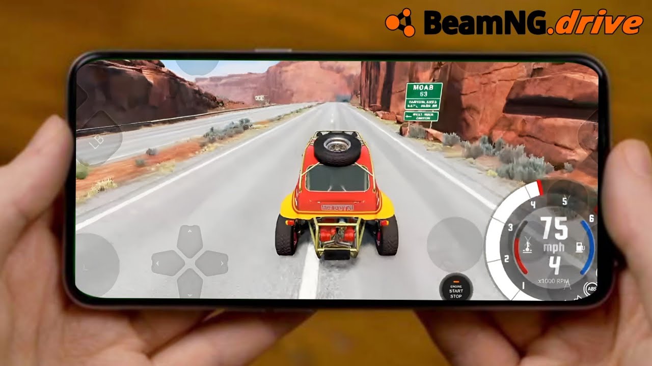 BeamNG Drive Mobile Experience!!🤔 Low And Device📲 | GIC 2.0