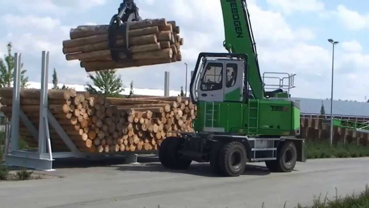 SENNEBOGEN Product Presentation: New Timber Handler 735 E Series, Pick and Carry Machine