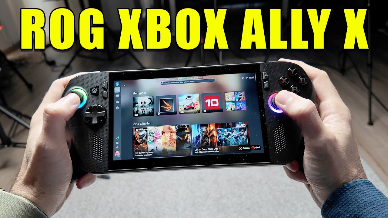 DÜNYANIN İLK TAŞINABİLİR XBOX EL KONSOLU TESTTE
