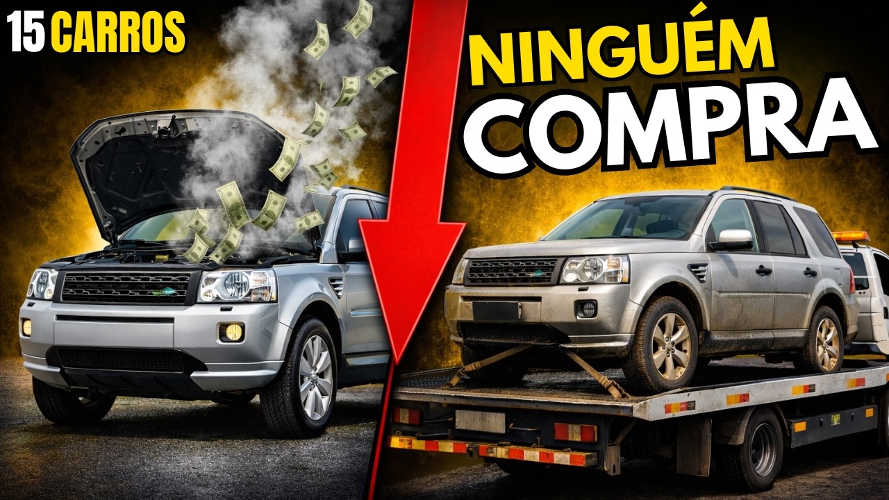 15 PIORES CARROS DE REVENDA DO BRASIL — FUJA DESSAS OPORTUNIDADES